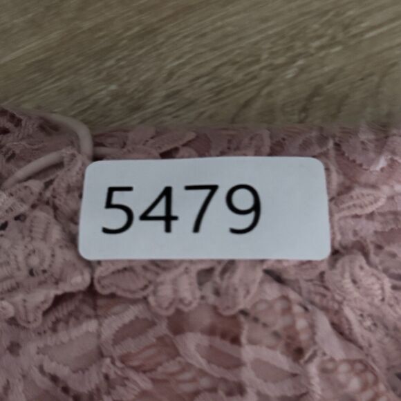 Olive Tree Dress Juniors Medium Pink Lace Tulle Mermaid Dress Fairy Balletcore - Picture 9 of 9